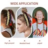 Softball Ribbon Hair Ties Cheer Hair Accessories for Women Elastic