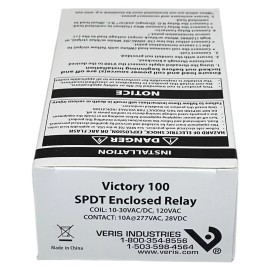 Veris Victory 100 SPDT Enclosed Relay 10-30VAC/VDC 120V 10AMP