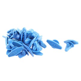 uxcell 20 Pcs Blue Auto Car Door Card Interior Weatherstrip Rivets Clips