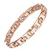 JEROOT Titanium Magnetic Bracelet for Women - Adjustable Size, 3500