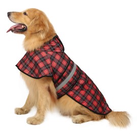 HDE Dog Raincoat Hooded Slicker Poncho for Small to X-Large Dogs and Puppies