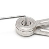 Unxuey Heavy Duty Lid Stay Hinges, 2Pcs Folding Lid Support