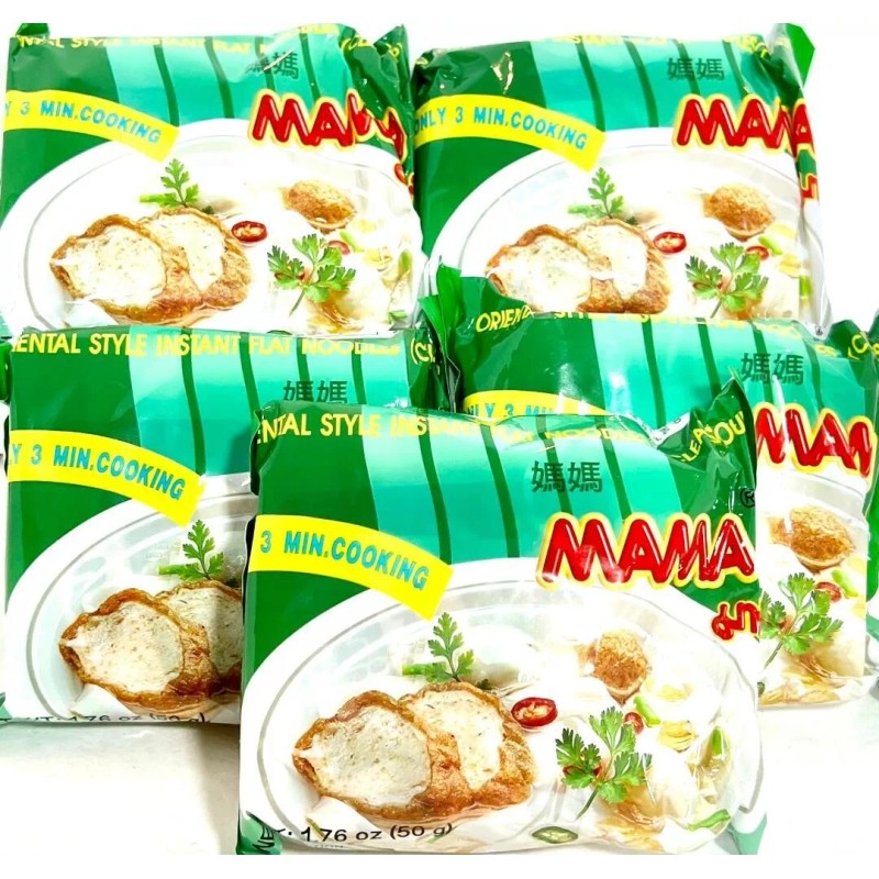 Mama Oriental Style Instant Flat Noodles Clear Soup 1.76 oz