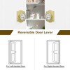HOSOM 2 Pack Dummy Door Knob, Glass Door Knobs Interior/Exterior