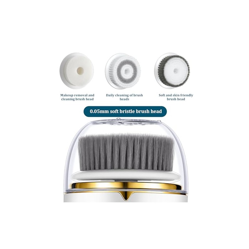 EcoTools Mini Facial Cleansing Brush, Infused with Citrus, Best with