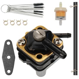 18-7350 Fuel Pump with Gasket for Johnson Evinrude 18-7350 6hp 8hp 9.9hp 15hp Engine Motor Repalce 397274 395091 391638 397839 Mallory 9-35350