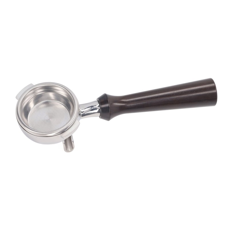 58mm Double Spouts Portafilter for Nuova Coffee Machines Stainless Steel