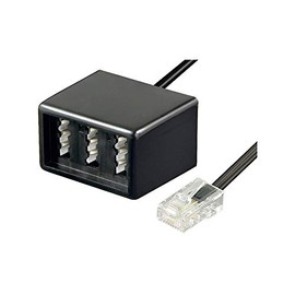 RJ45 - TAE adapter RJ45 plug > TAE jacks TEL ADAP RJ45 - TAE NFN BLACK