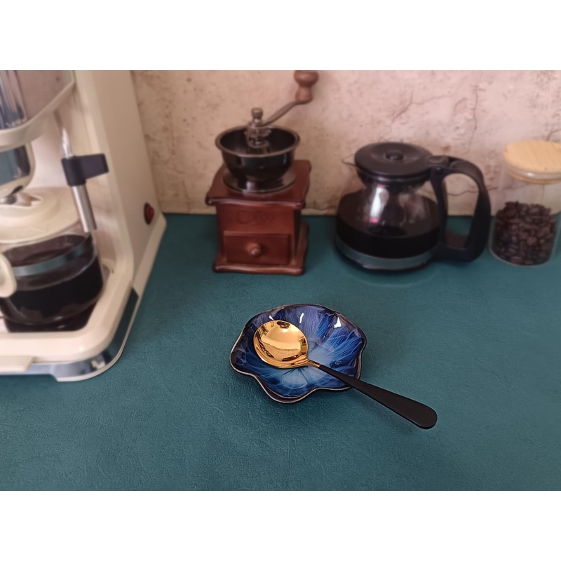 Coffee Spoon Rest for Coffee Bar Accessories, Small Spoon Rest
