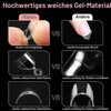 MOTIBACK 480 Piece Nail Tips Set Half Matte Almond &