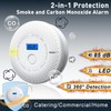 Smoke and Carbon Monoxide Detector, 2 in 1 Smoke Detector,