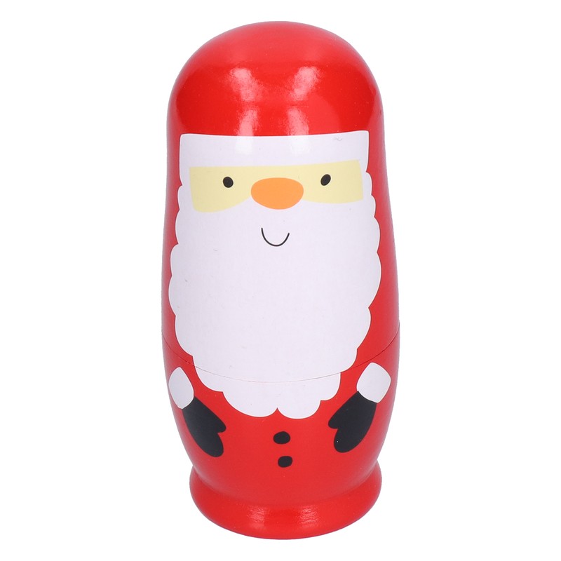 6Pcs Russian Nesting Dolls Gift Wooden Painted Art Crafts Cartoon