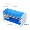 Terminal Distribution Box, Din Rail Mount 125A / 500V 2x11
