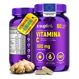 Vitamina Jengibre Suplint Inmunidad Energía Cápsulas Veganas