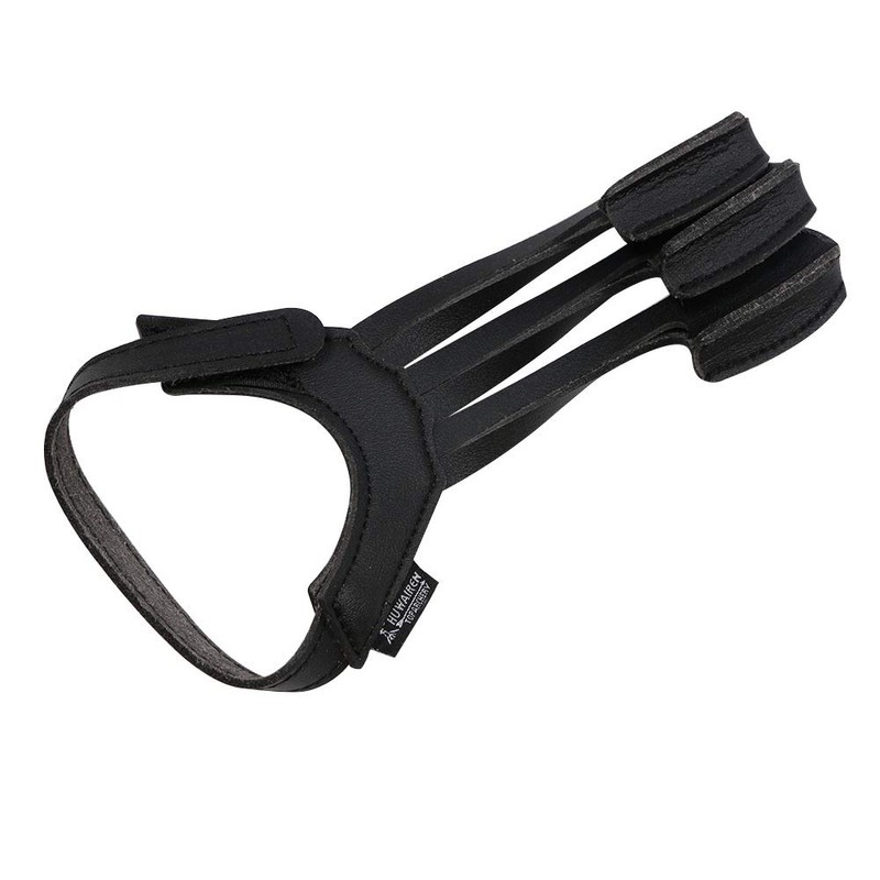 Namvo Archery Protector Three Finger Tab Glove with Leather Wrist