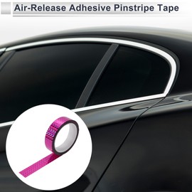 RATCHROLL 1 Roll Universal Air-Release Adhesive Pinstripe Tape Holographic Automotive Pinstriping Tape Purple 0.98"x164.04ft