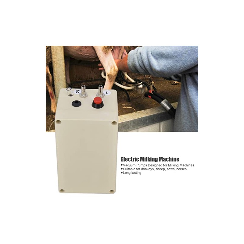 Milking Vacuum Pump, 48W 12V Portable Large Suction Pulsation Electric