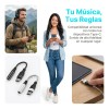 2 Adaptadores Audio Usb-c A 3.5mm Celular/pc Aurpai