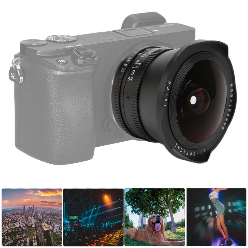 TTArtisan 7.5mm F2 APSC Fisheye Lens for Fuji XT4 FX