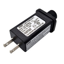 12V 0.5A Class 2 Power Supply, UL Listed Low Voltage LED Transformer Replacement for Christmas Tree, String Light, Fountain Lights, Inflatable Device (12V 0.5A)
