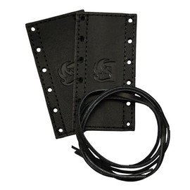 Mikikajiya Village TS058 Pruning Leather Grip Cover, Black
