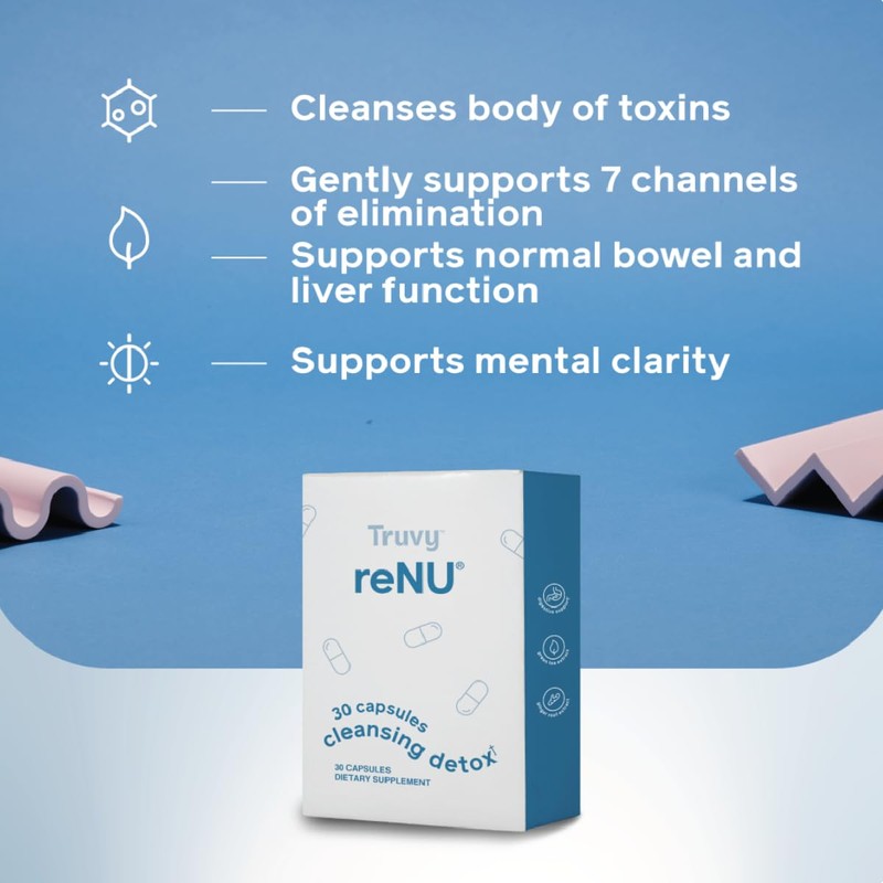 Truvy Renu Detox | 30 Count | Digestive Support Capsules
