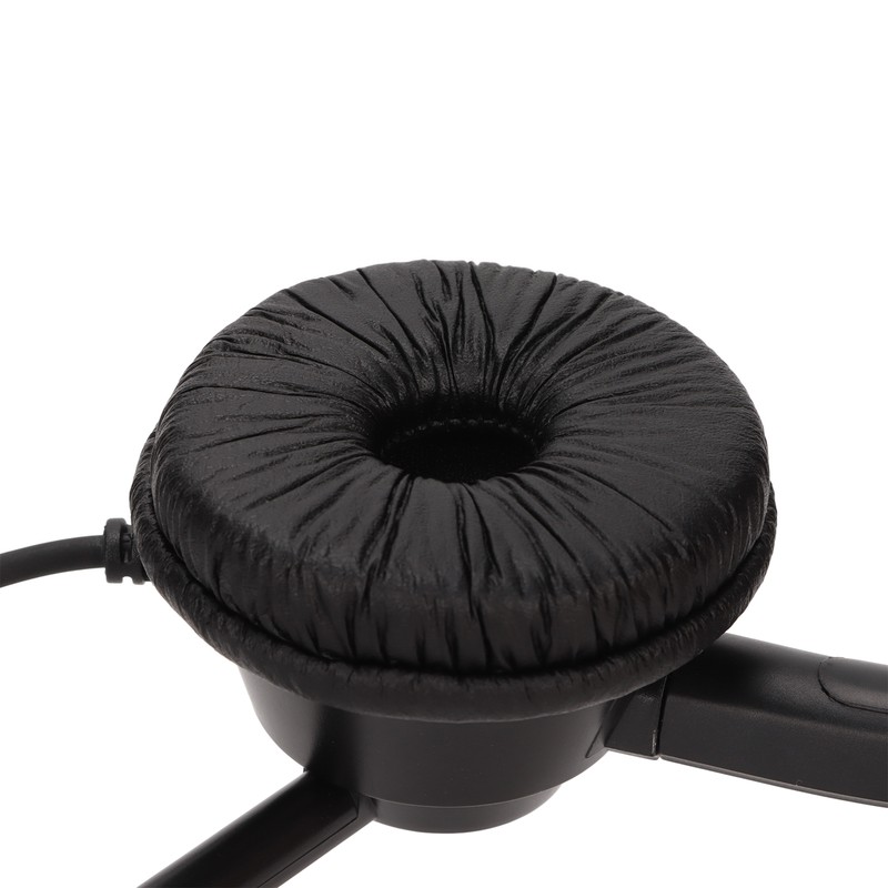 H360‑USB‑3 Telephone Headset Black Volume Adjustment Mute Single Sided Earphone