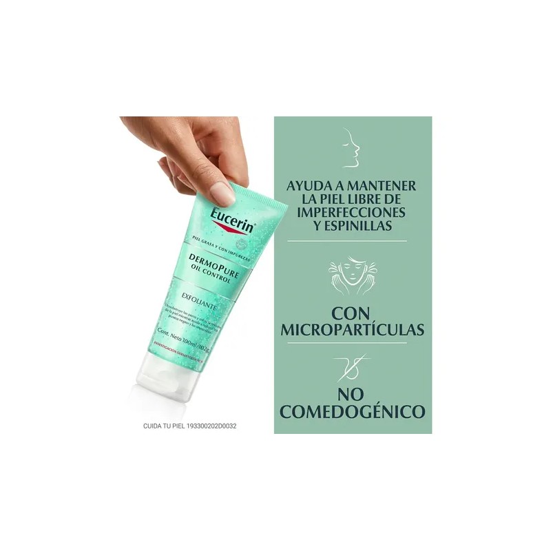 Exfoliante Facial Eucerin Dermopure Oil Control 100 Ml