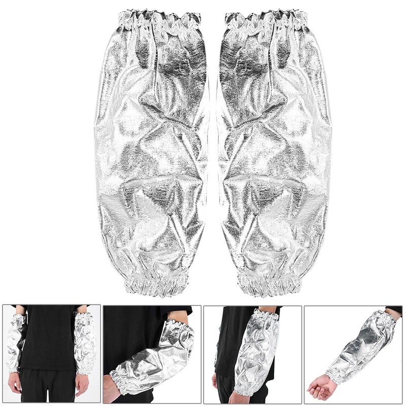 1000 Degree Heat Resistant Aluminum Foil Fireproof Oversleeve Arm Guard