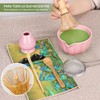 Juego de Matcha Cerámica 8 piezas, Incluyendo Cuencos, Agitadores y