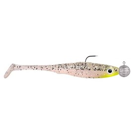 Spro Rubber Bait with Jig Hook 10 cm 10 + 14 g Iris Popeye To-Go, Colour: UV Salt & Pepper