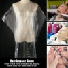100 Uds Capa de Peluquero Desechable Chal para Tinte de