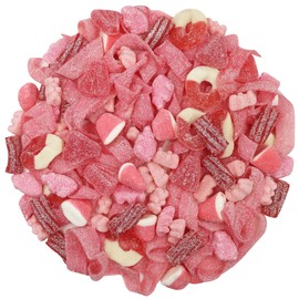 FirstChoiceCandy Sour Mix Gummies (Pink, 2 Pound)