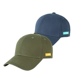 riverso RIVNoel Men's Cap, Pack of 2, Baseball Cap, Snapback Cap, Sport, Adjustable, Outdoor Hat, Basic, Plain, 100% Cotton, One Size, Black, Grey, Green, Blue, Brown, Red, Colour mix plain 10