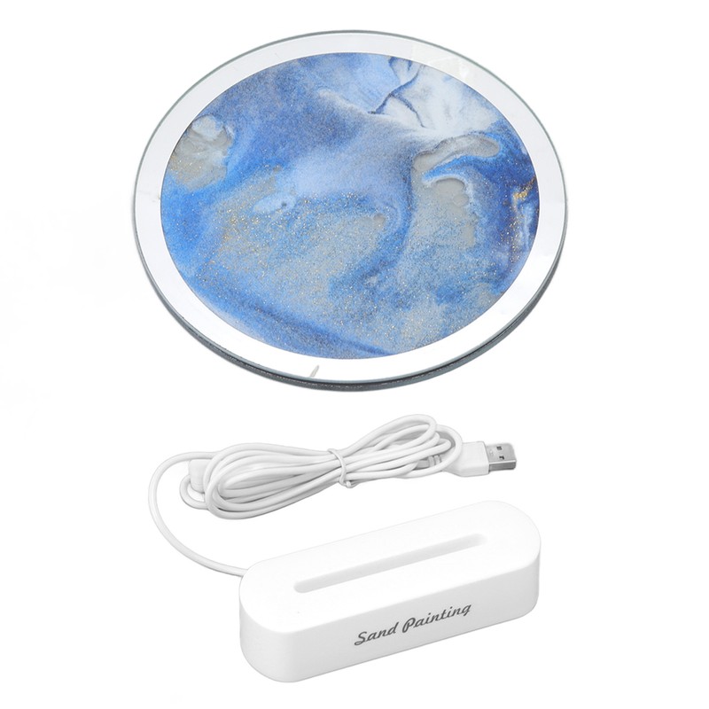 Quicksand Painting Light USB Plug in Eye Protection Art Decoration