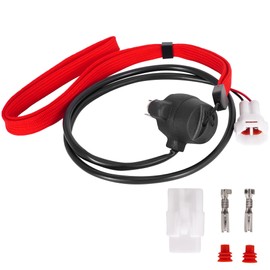 WEIYINGSI Dirt Bike Magneto Engine Emergency Switch with Rope, Magnetic Lanyard Kill Switch for Trial Bike Pit Dirt Bike Motorcycle - Default Power-Off Mode