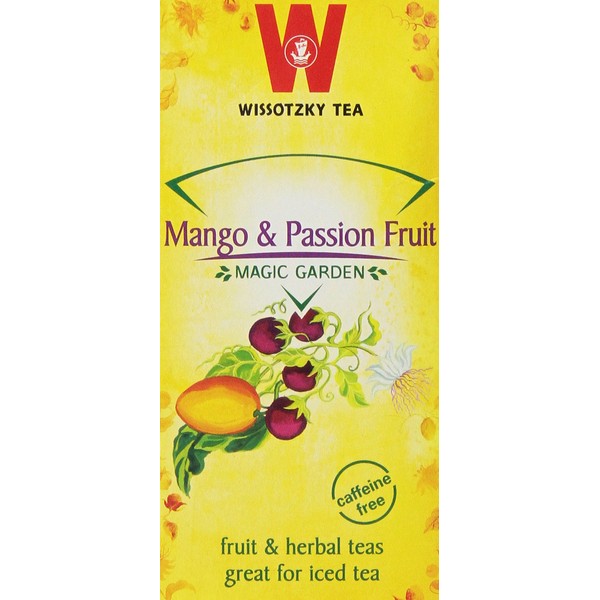 Wissotsky Tea, Mango Passion Fruit CF Free, 20 ct