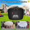 QH.HOME [2025 Upgraded 900D Fabric] Fire Pit Cover Round for
