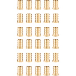 Unbranded 30 Pack! 1/2 Inch PEX Plug F1807, LF Brass crimp fitting for PEX-b Pipe
