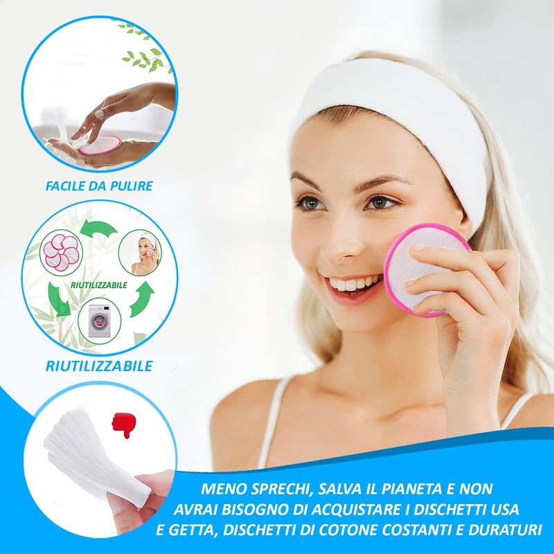 18 waschbare und wiederverwendbare Make-up-Entferner-Pads – Pflege Ihrer Haut mit