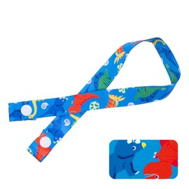 EDISON Mask Strap, For Kids and Adults, Dinosaur Cover, Neck Hanging, Loss Prevention, Fall Prevention, Pack of 1