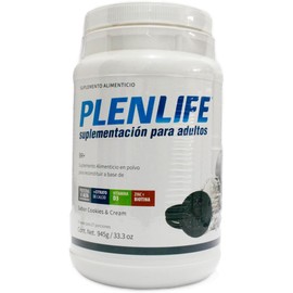 Plenlife B+ Bariatricos Suplemento Alimenticio Con Proteína, Zinc, Biotina, Citrato de Calcio, Vitamina D3 y Prebióticos para la Digestión, Varios Sabores (Cookies and cream)