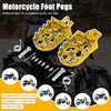IUVWISN Motorcycle Footpegs Foot Pegs Rest Pedal MX Style CNC