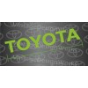 Oracal CUSTOM TOYOTA TAILGATE Vinyl Decal Toyota Sticker Emblem Logo