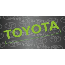 Oracal CUSTOM TOYOTA TAILGATE Vinyl Decal Toyota Sticker Emblem Logo Graphic Letter