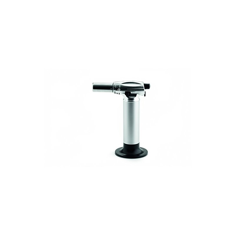 Weis 15338 Flambierbrenner, Edelstahl, Silber/schwarz, 10 x 5 x 18