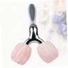 Healeved Natural Jade Powder Crystal Single Roller for Massage Portable