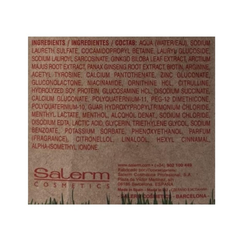 SALERM - Fortifying Shampoo - Biokera Natura Fortifying Shampoo -