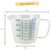 EIKS Glass Milk Frothing Pitcher Mixing Cup for Coffee Espresso