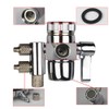 PAROAD 2-Way 3/8 and 5/16 Inch OD Chrome Plated Tap